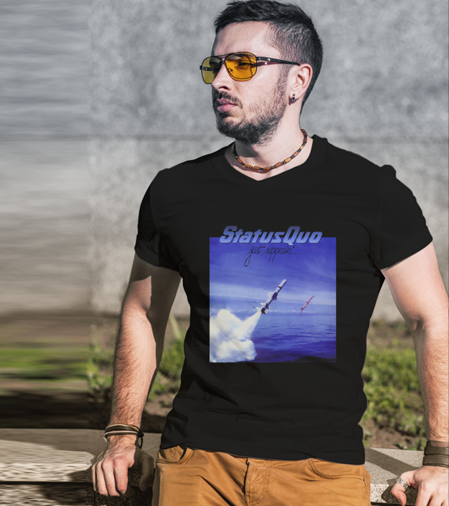 Status Quo Just Supposin. Ocean Rocket Launch T-Shirt