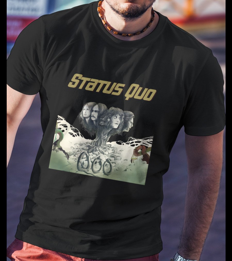 Status Quo Band Tree Faces T-Shirt