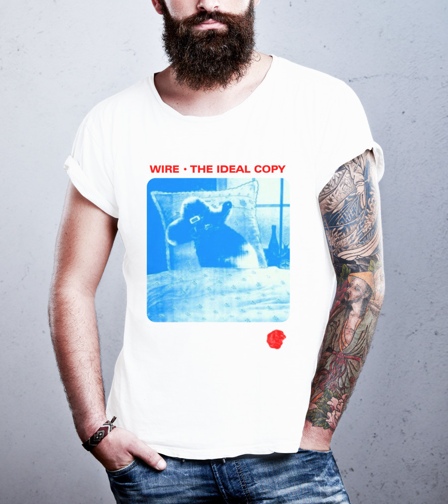Wire The Ideal Copy Blue Dog On Pillow T-Shirt