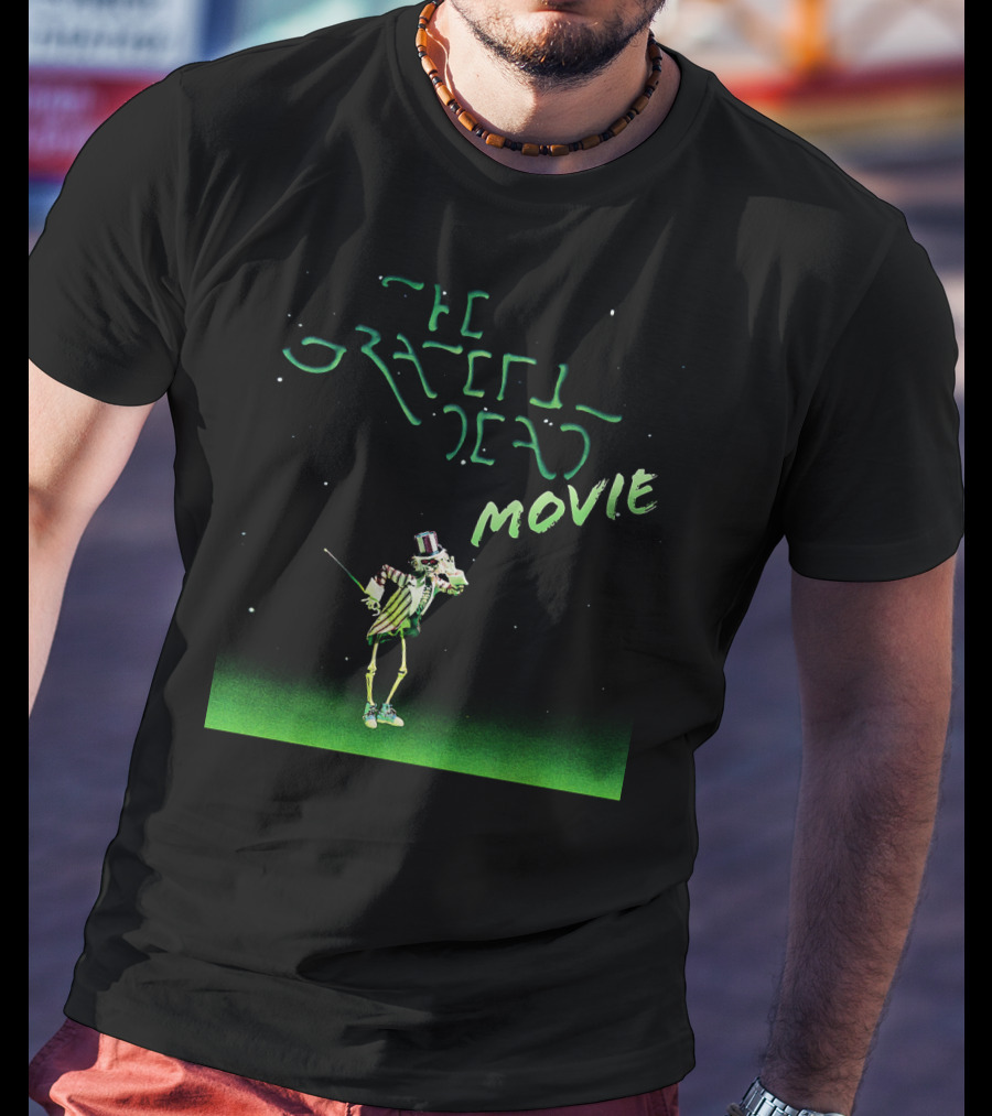 The Grateful Dead Movie Skeleton With Top Hat And Cane T-Shirt
