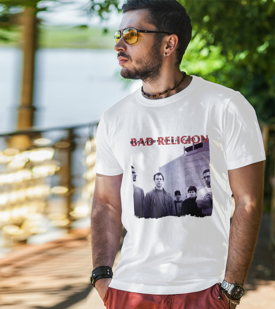 Bad Religion Band Photo На Тёмном Фоне T-Shirt