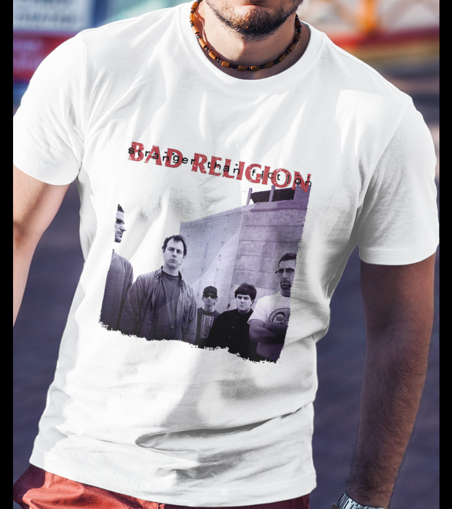 Bad Religion Band Photo На Тёмном Фоне T-Shirt
