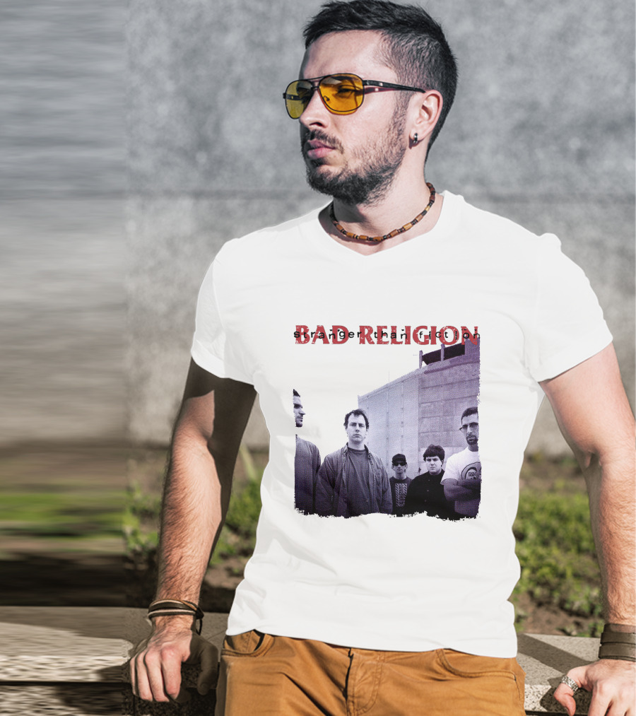 Bad Religion Band Photo На Тёмном Фоне T-Shirt