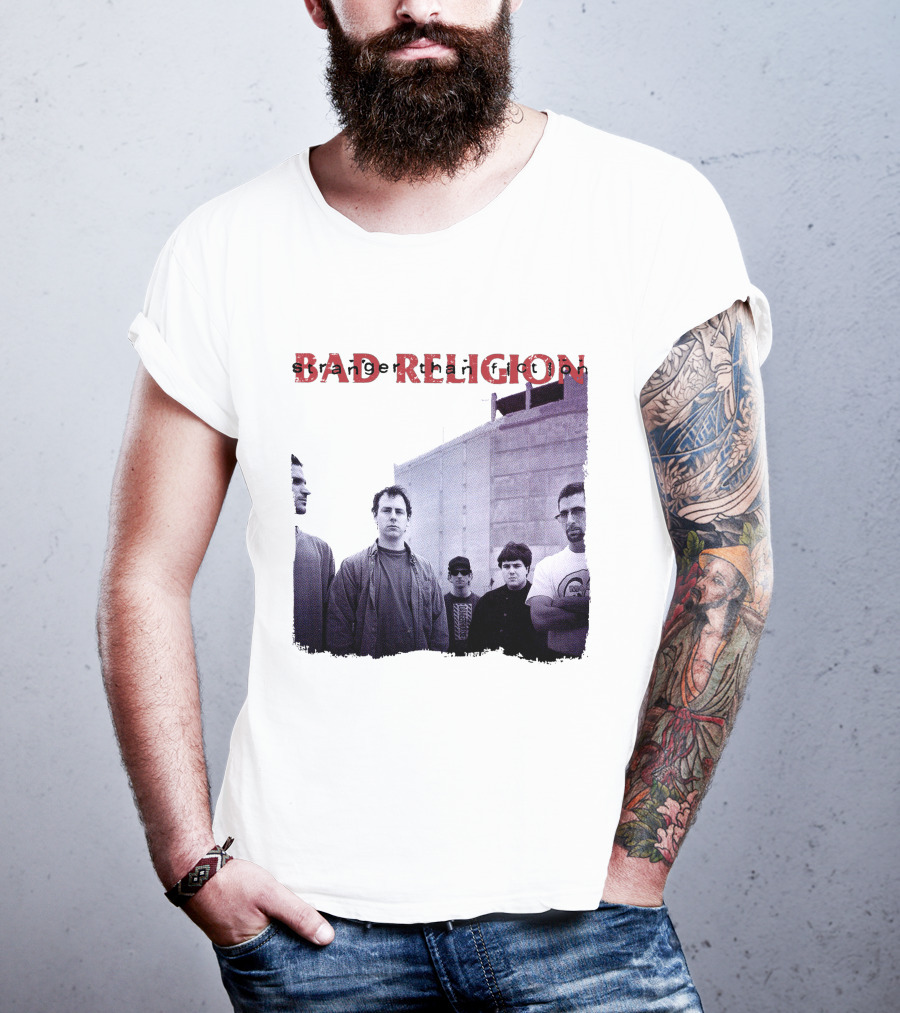 Bad Religion Band Photo На Тёмном Фоне T-Shirt