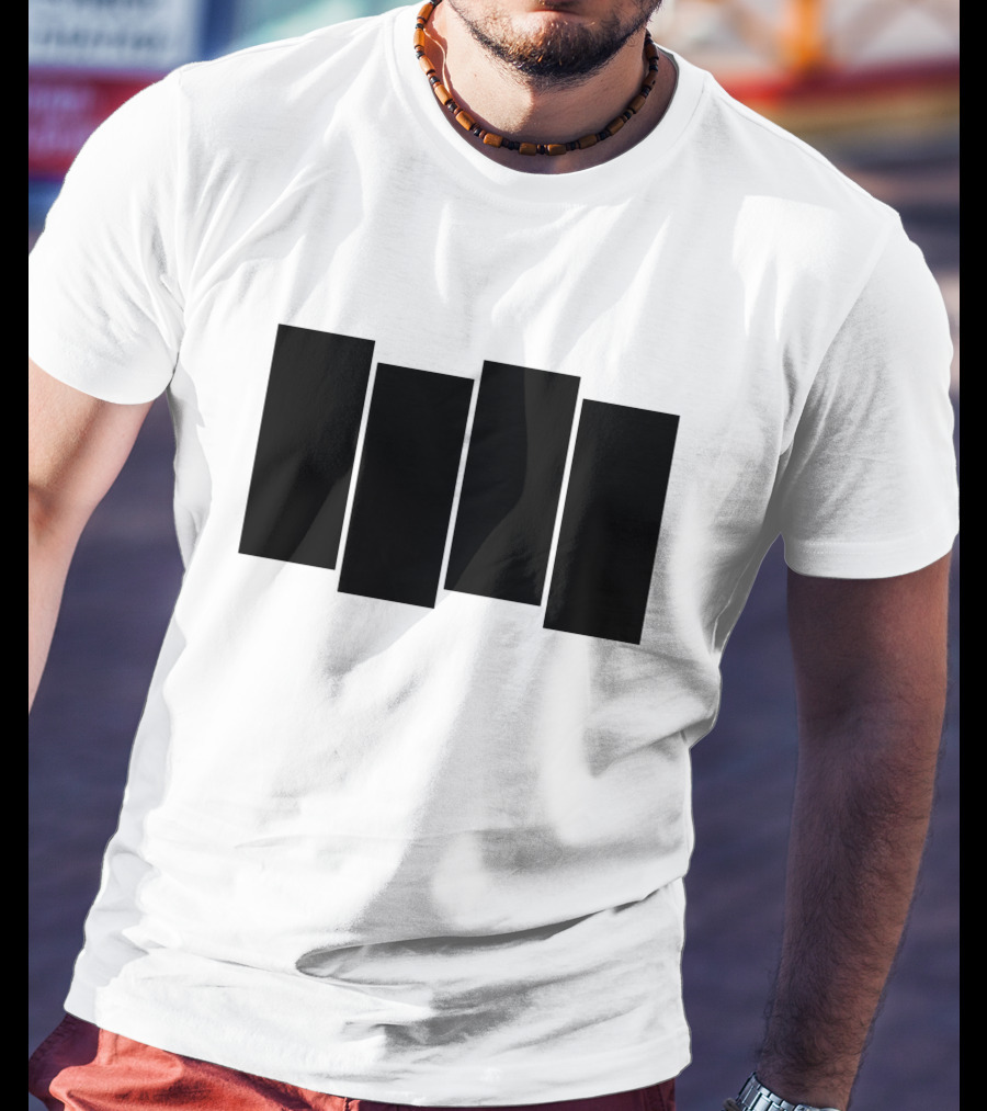 Four Bars Iconic Symbol T-Shirt