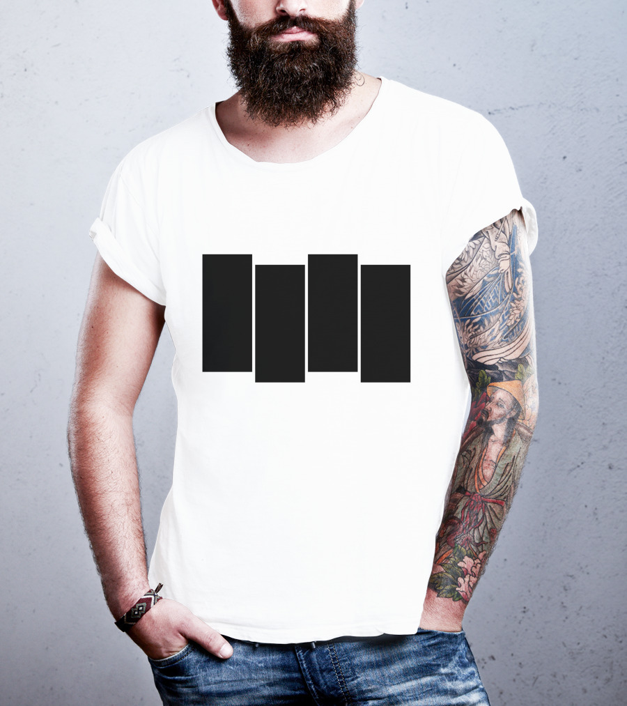 Four Bars Iconic Symbol T-Shirt