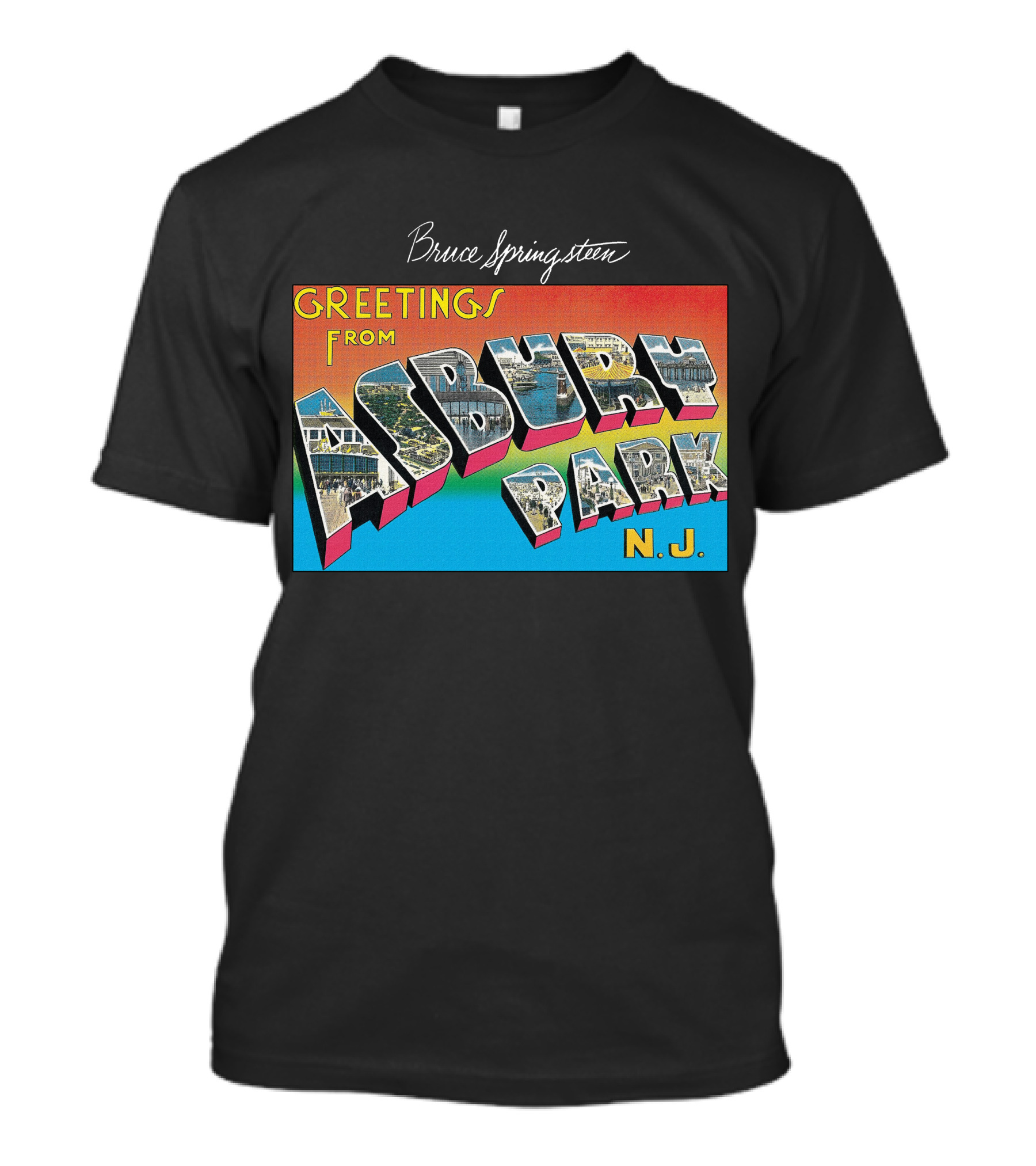 Bruce Springsteen Greetings From Asbury Park N.j. T-Shirt