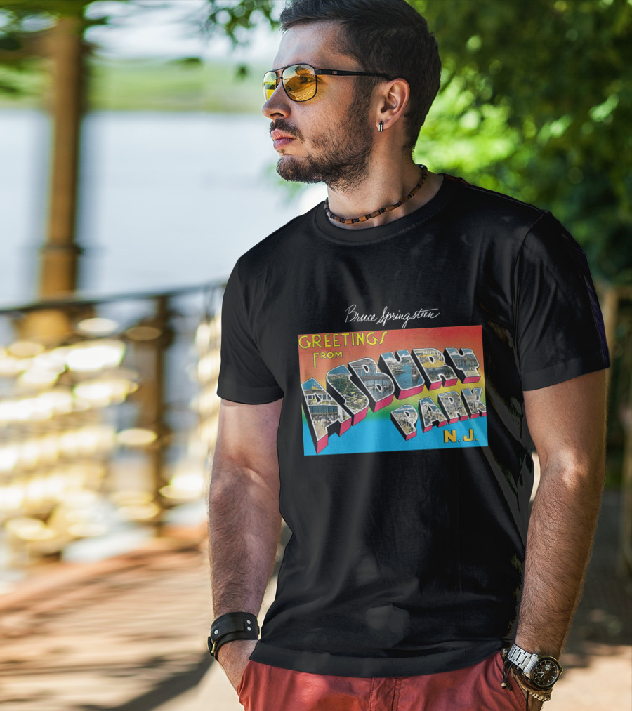 Bruce Springsteen Greetings From Asbury Park N.j. T-Shirt