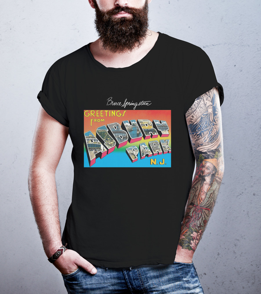 Bruce Springsteen Greetings From Asbury Park N.j. T-Shirt