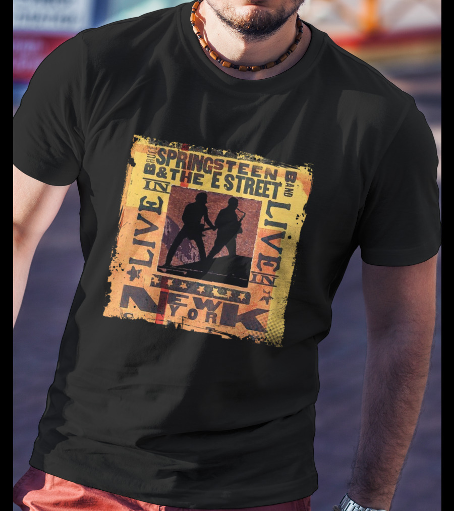 Bruce Springsteen & The E Street Band Live In New York T-Shirt