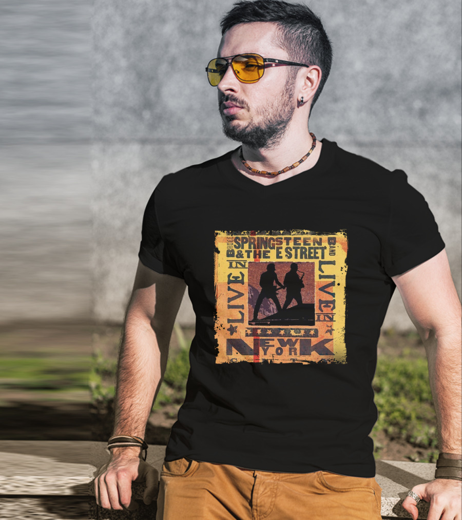Bruce Springsteen & The E Street Band Live In New York T-Shirt