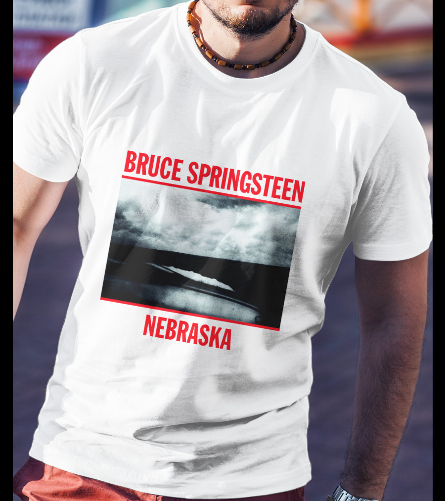 Bruce Springsteen Nebraska Album Cover Brs T-Shirt
