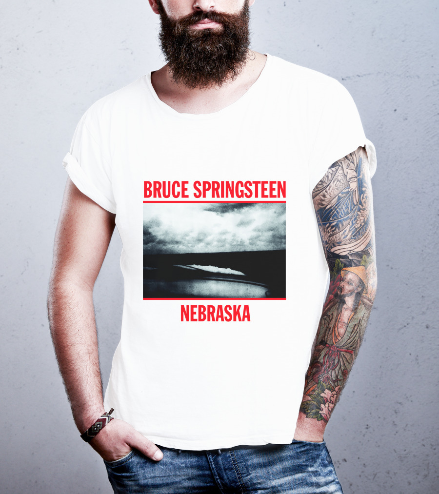 Bruce Springsteen Nebraska Album Cover Brs T-Shirt