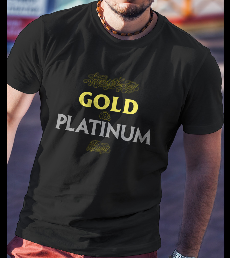 Lynyrd Skynyrd Gold & Platinum Band T-Shirt
