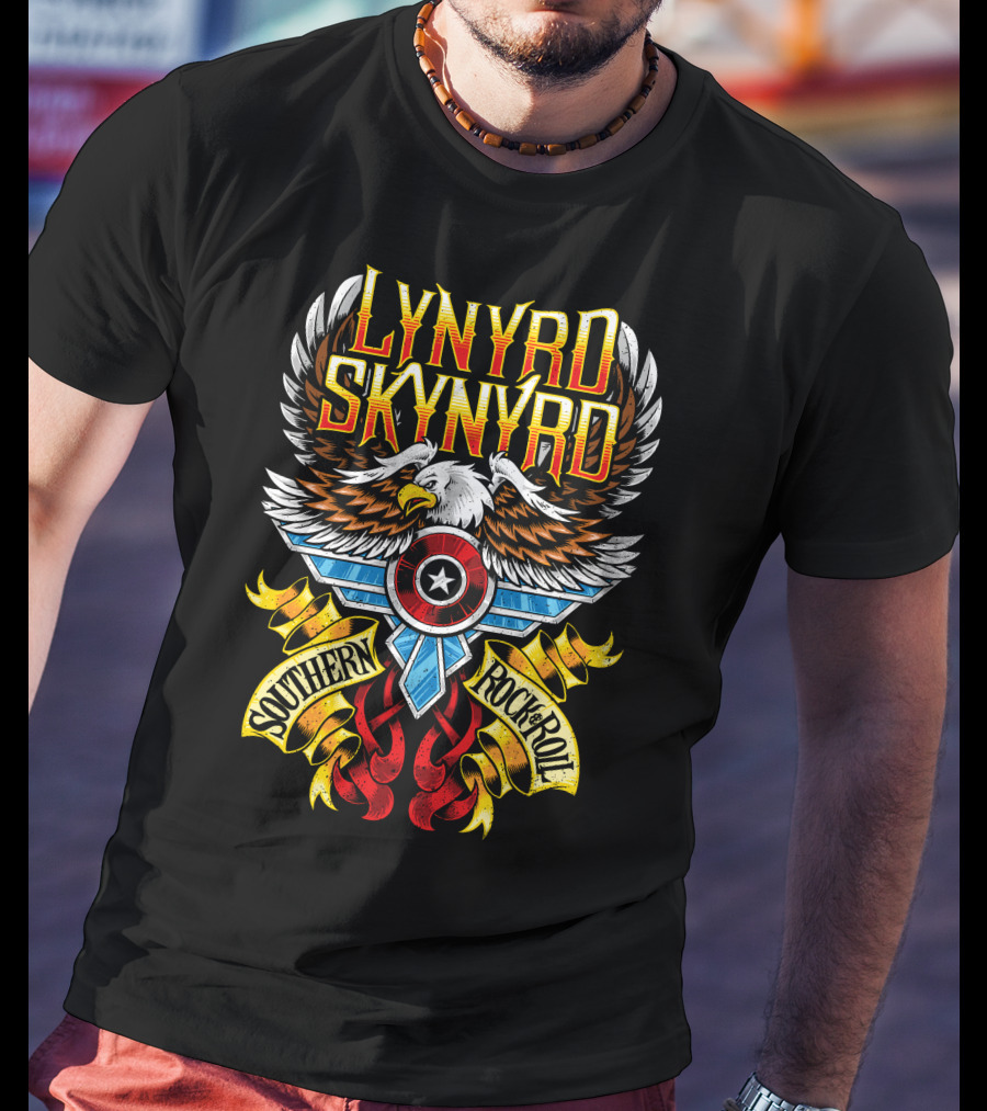 Lynyrd Skynyrd Southern Rock & Roll Eagle Wings T-Shirt