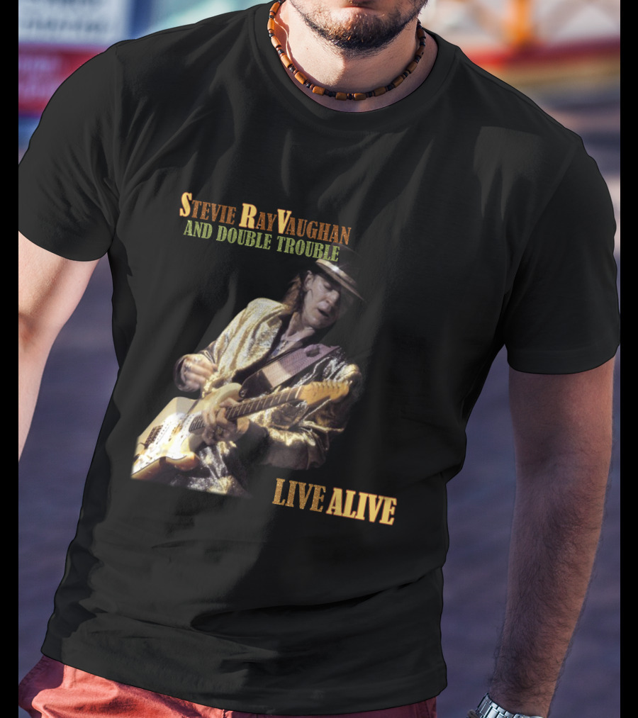 Stevie Ray Vaughan And Double Trouble Live Alive T-Shirt