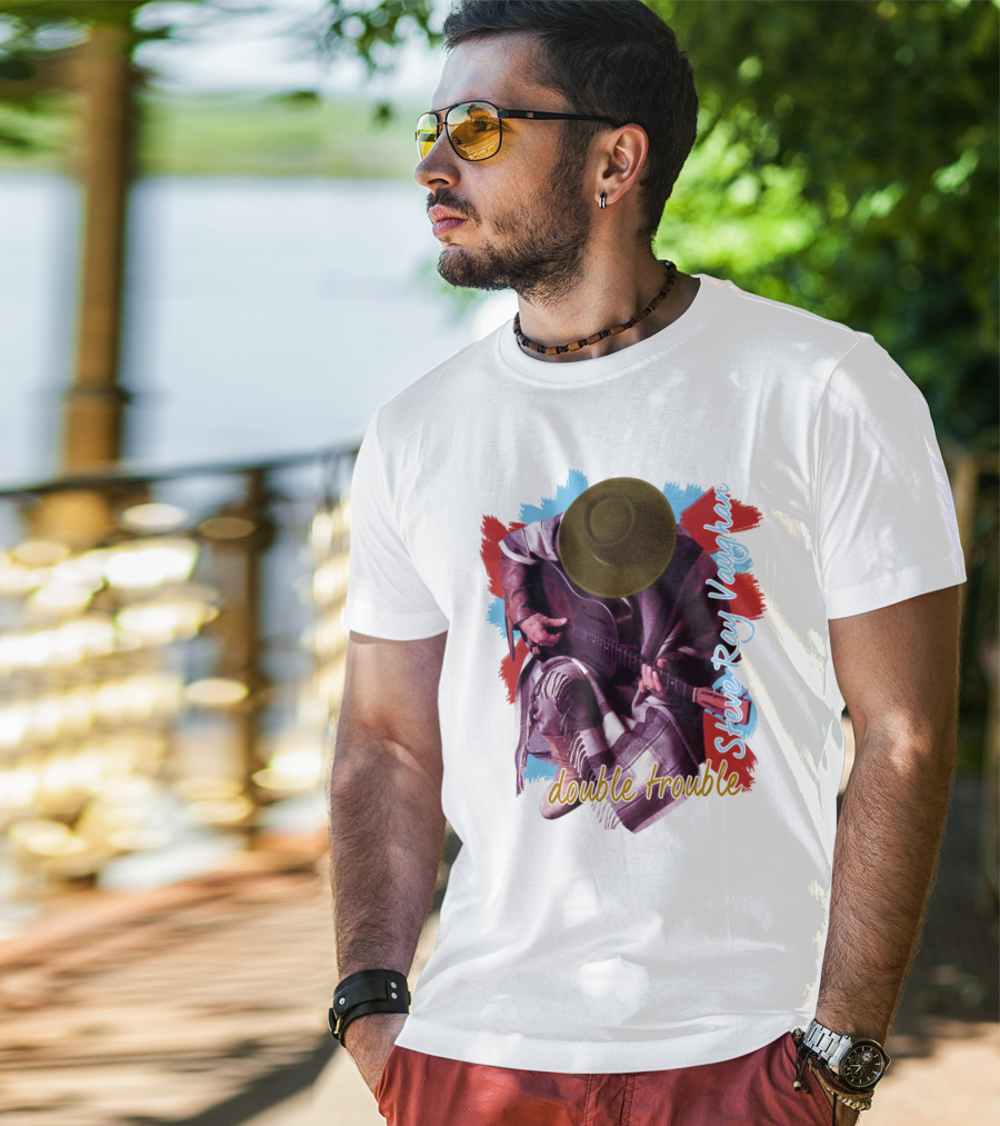 Steve Ray Vaughan Double Trouble T-Shirt