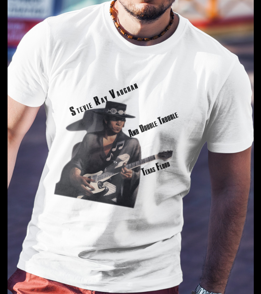 Stevie Ray Vaughan And Double Trouble Texas Flood T-Shirt