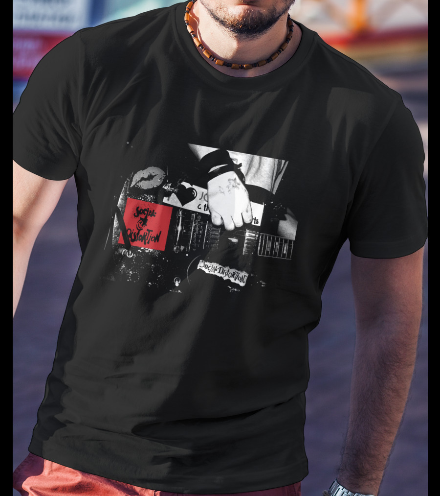 Social Distortion Guitar Punk Rock T-Shirt