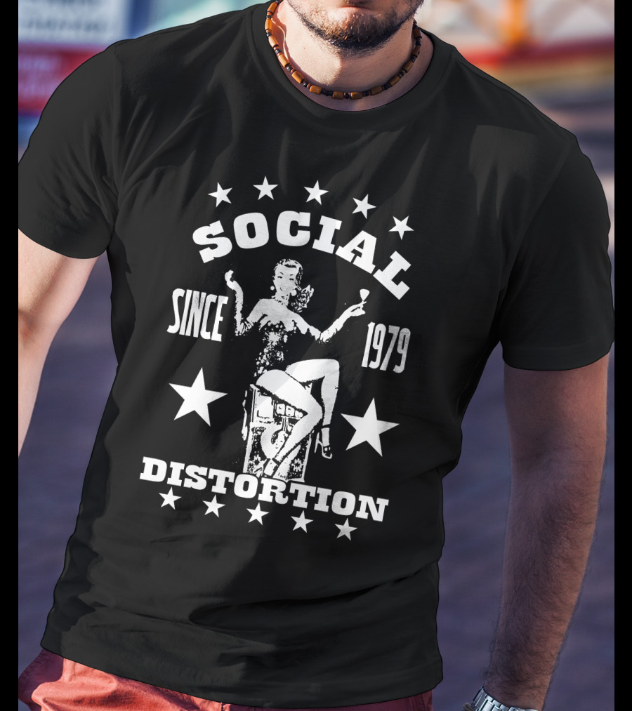 Social Distortion Since 1979 Retro Style T-Shirt