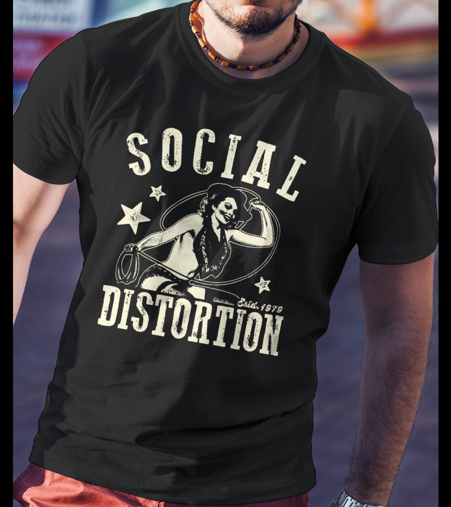 Social Distortion Est. 1979 Retro Pin-Up Star T-Shirt