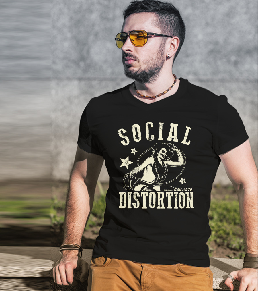 Social Distortion Est. 1979 Retro Pin-Up Star T-Shirt