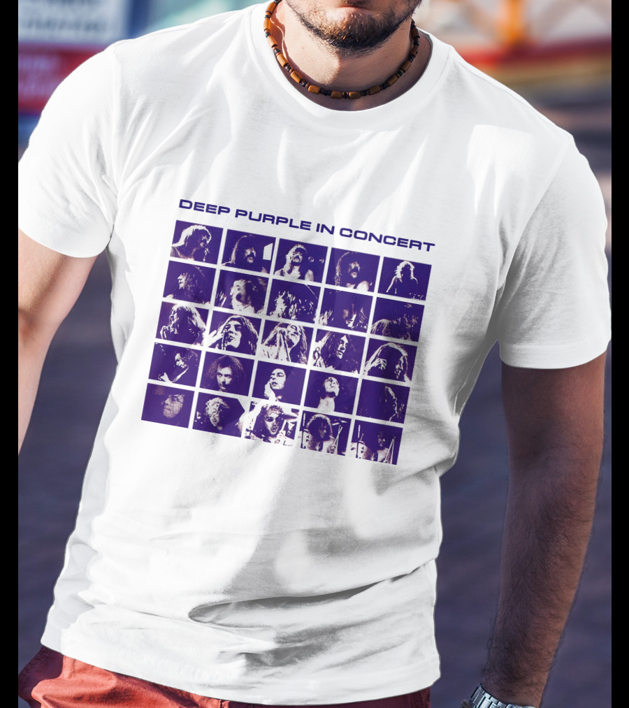 Deep Purple In Concert Grid Photos T-Shirt