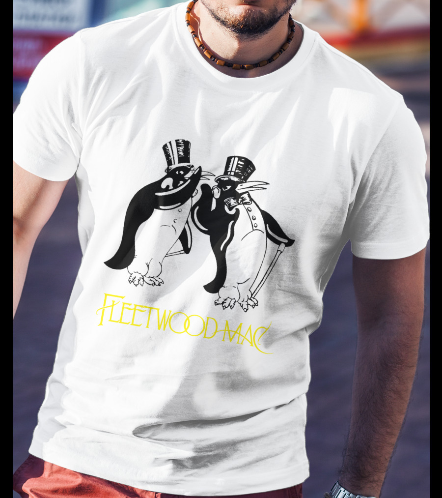 Fleetwood Mac Penguin Top Hat Duo T-Shirt