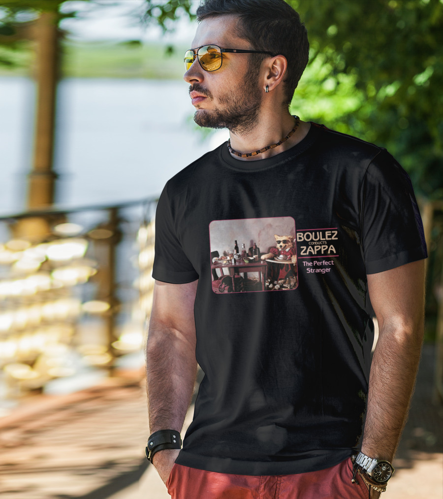 Boulez Conducts Zappa The Perfect Stranger T-Shirt