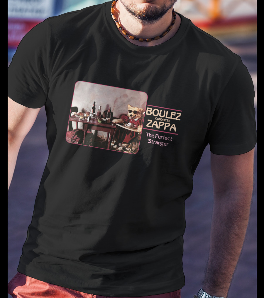 Boulez Conducts Zappa The Perfect Stranger T-Shirt
