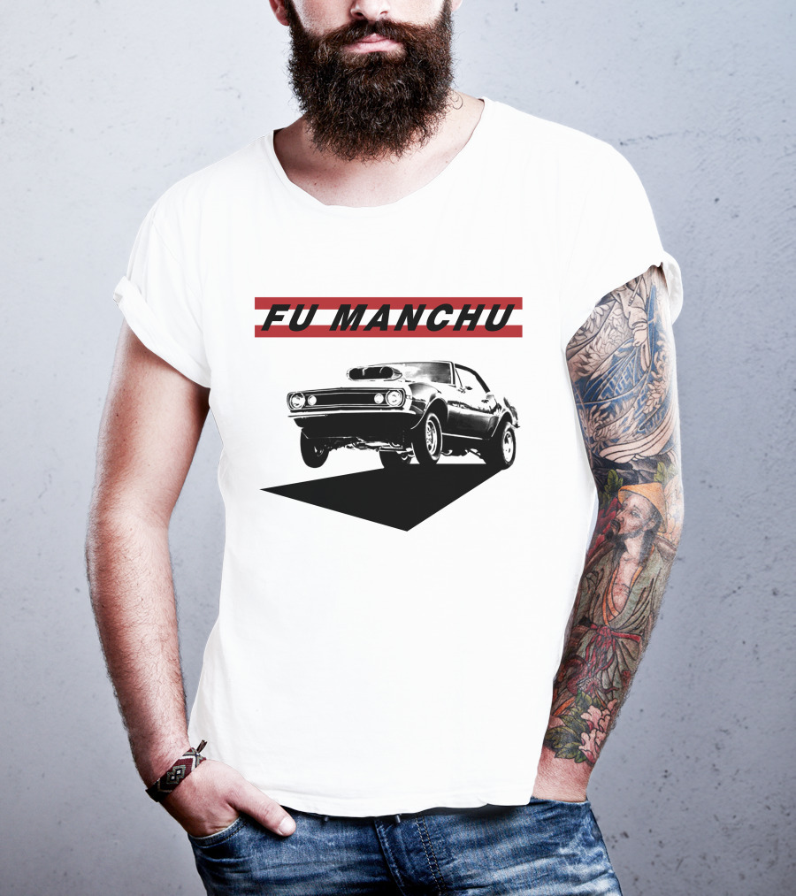 Fu Manchu Classic Muscle Car Tribute T-Shirt