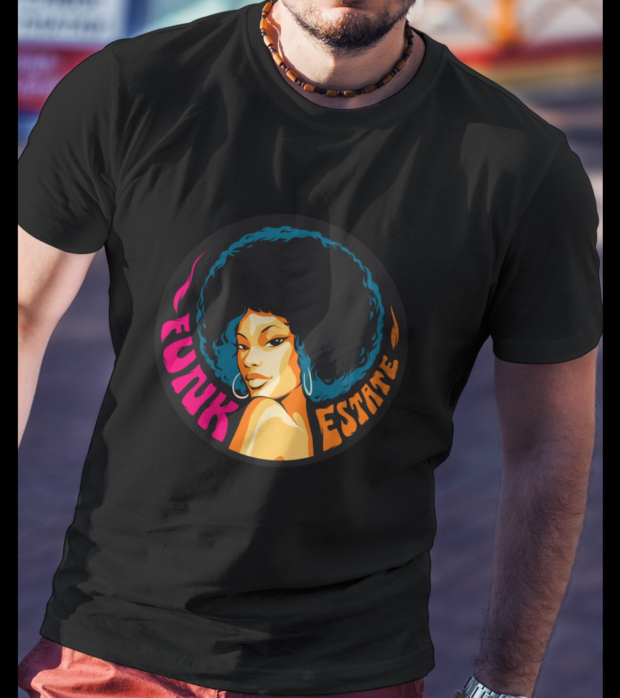 Funk Estate Afro Groove Vintage Style T-Shirt
