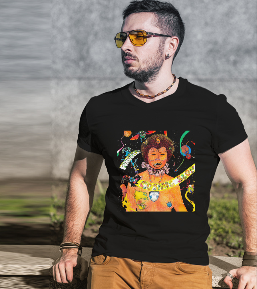 Funkadelic Cosmic Slop Album Cover Art T-Shirt