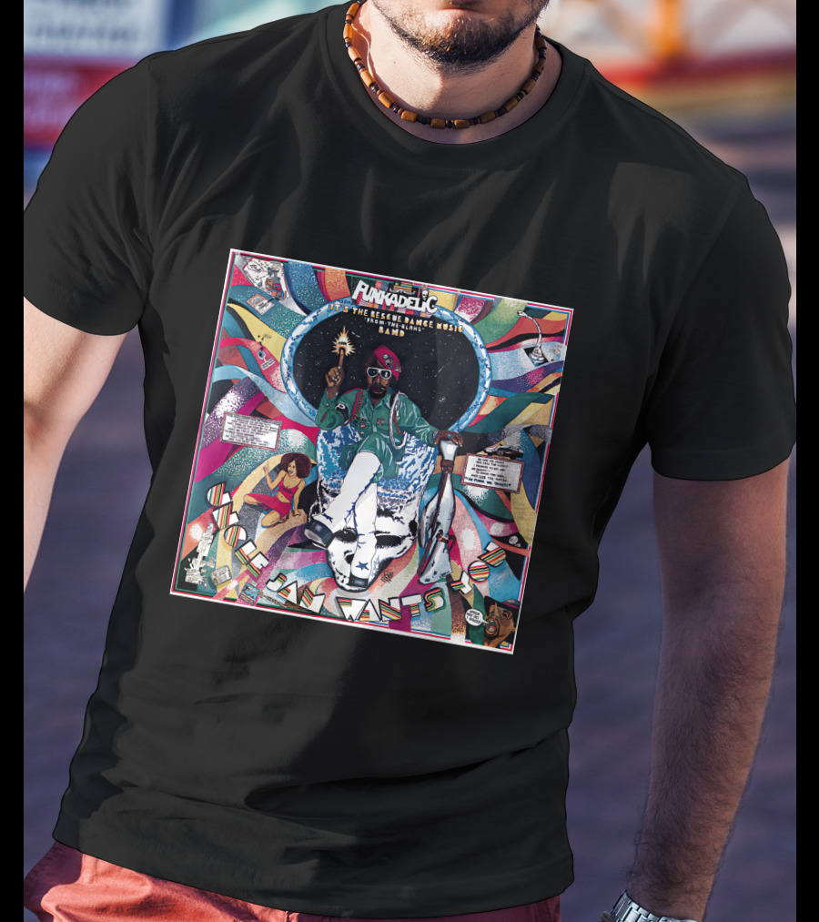 Funkadelic The Electric Spanking Of War Babies P-Funk George Clinton Album Art T-Shirt