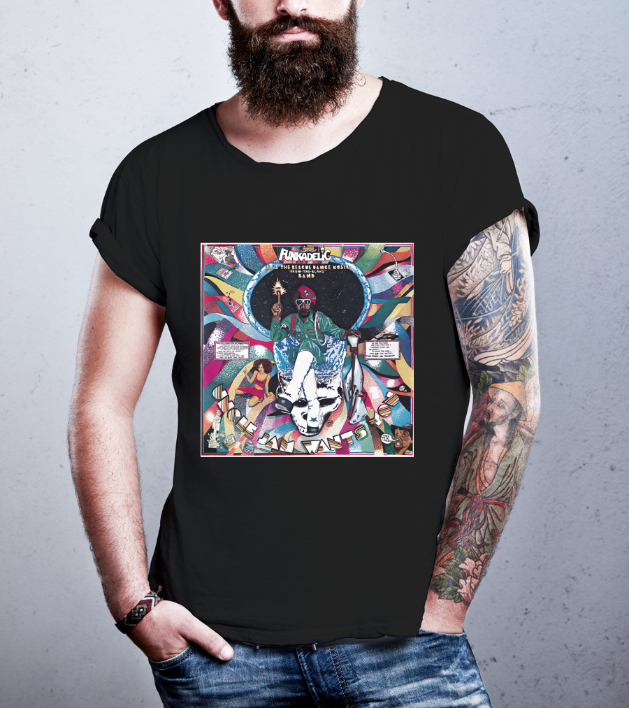 Funkadelic The Electric Spanking Of War Babies P-Funk George Clinton Album Art T-Shirt