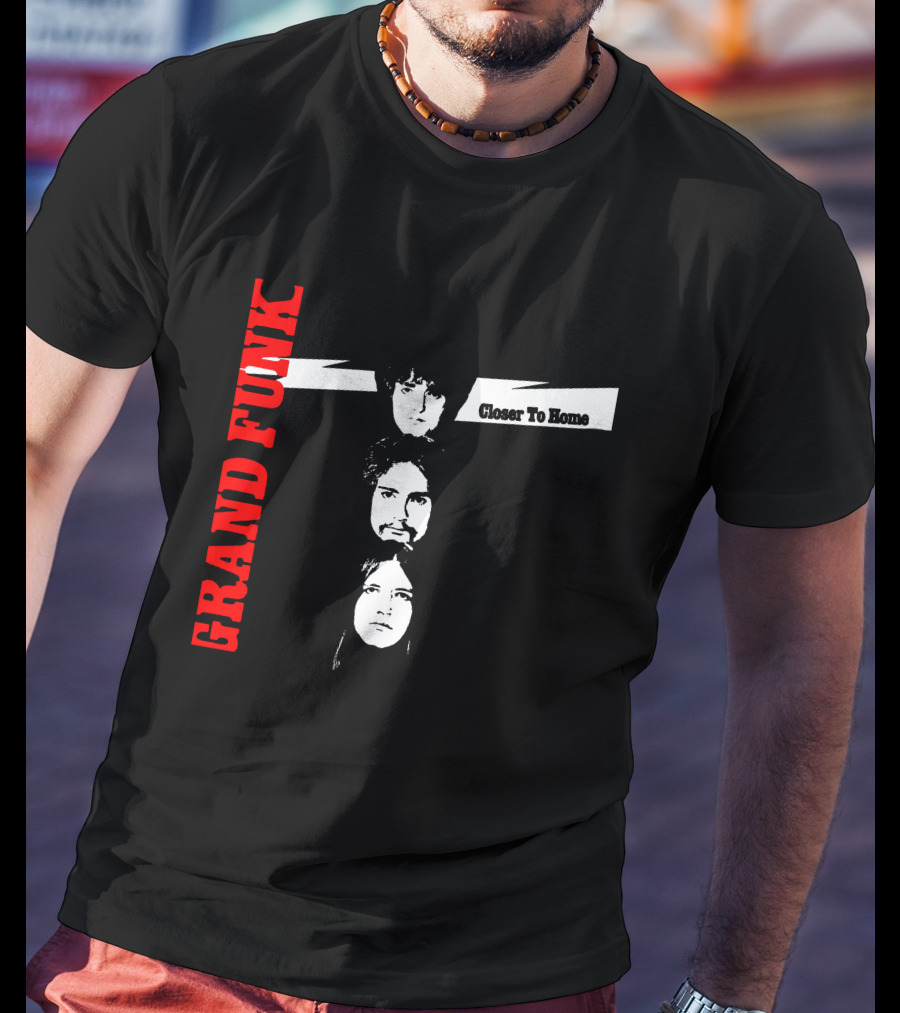 Grand Funk Railroad Closer To Home Album Cover T-Shirt