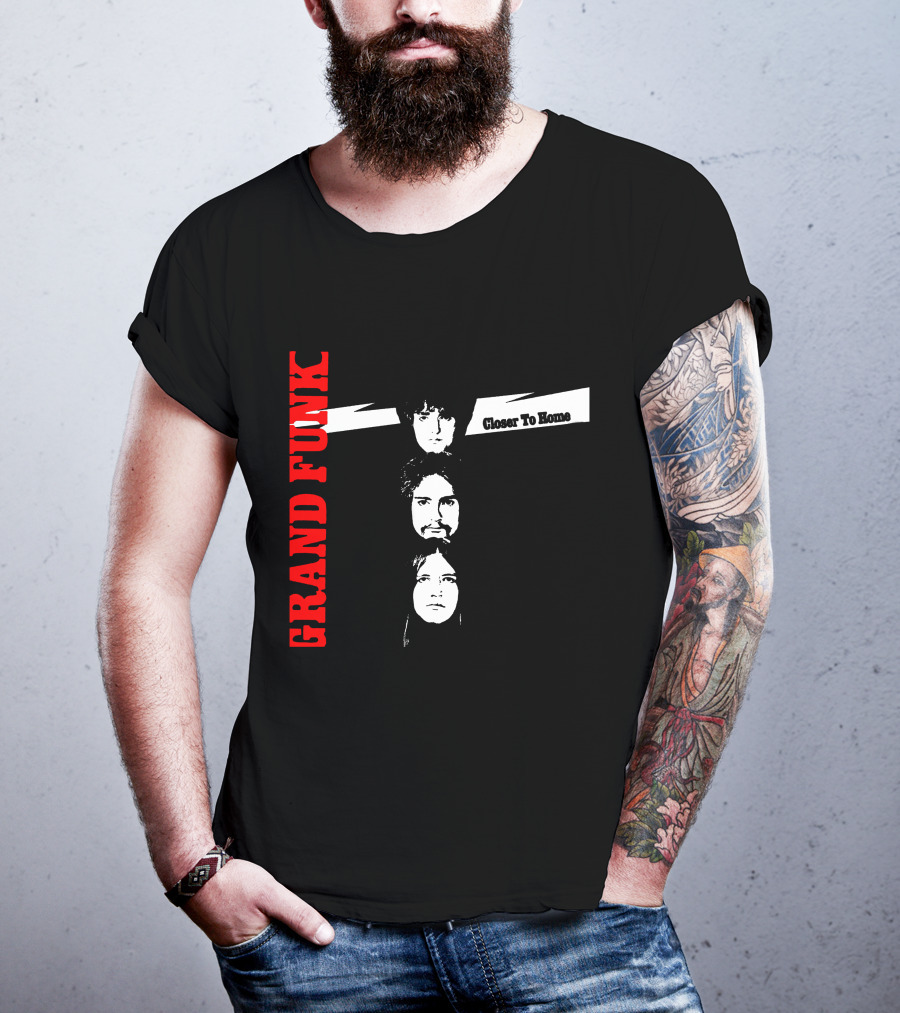 Grand Funk Railroad Closer To Home Album Cover T-Shirt