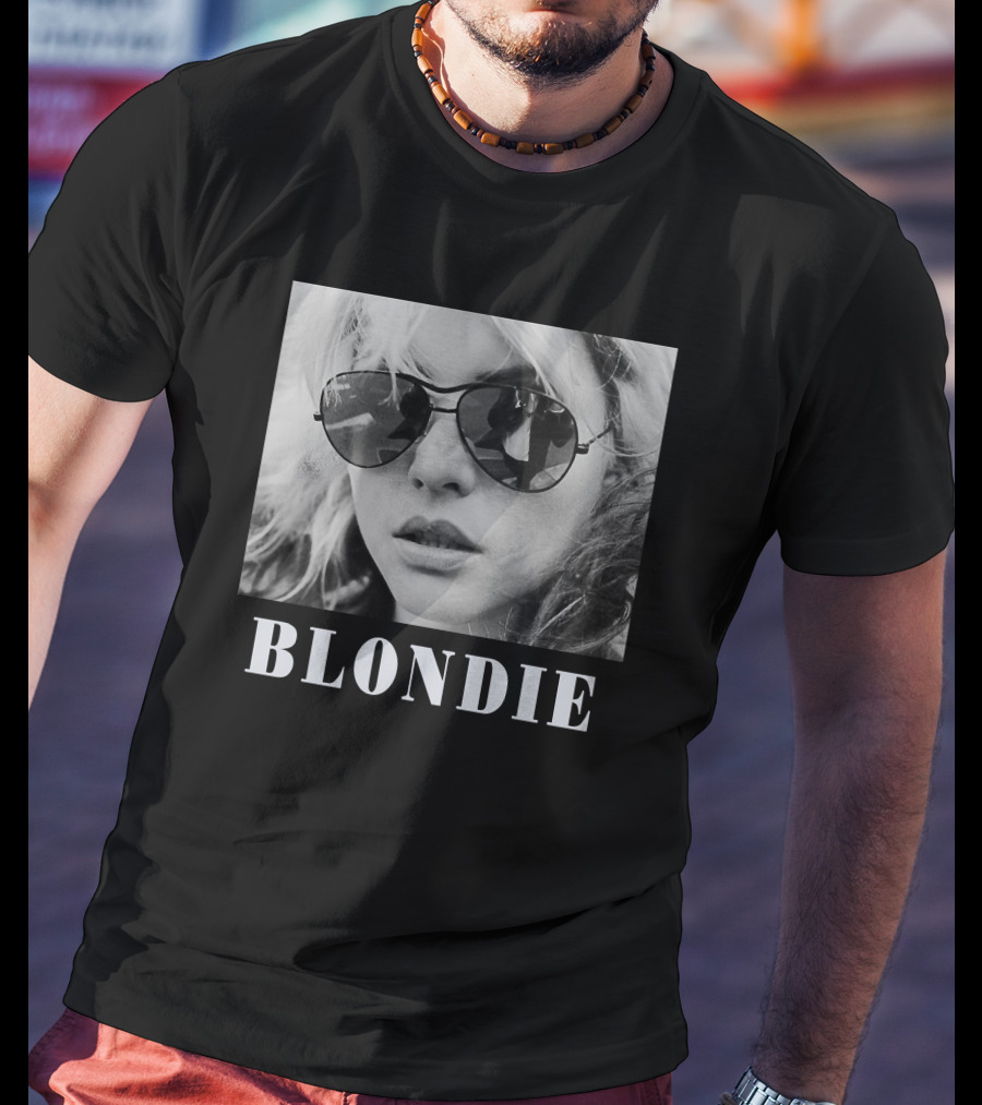 Blondie Black And White Sunglasses T-Shirt