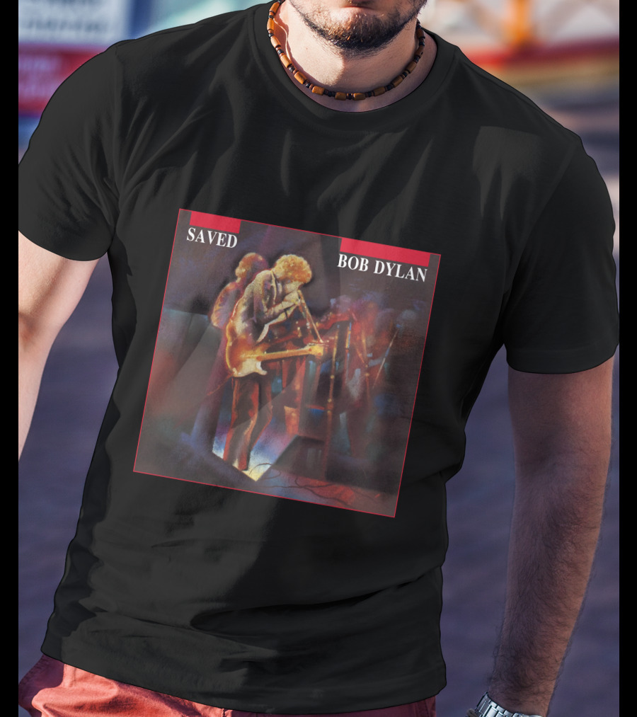 Saved Bob Dylan Concert Performance Artwork T-Shirt