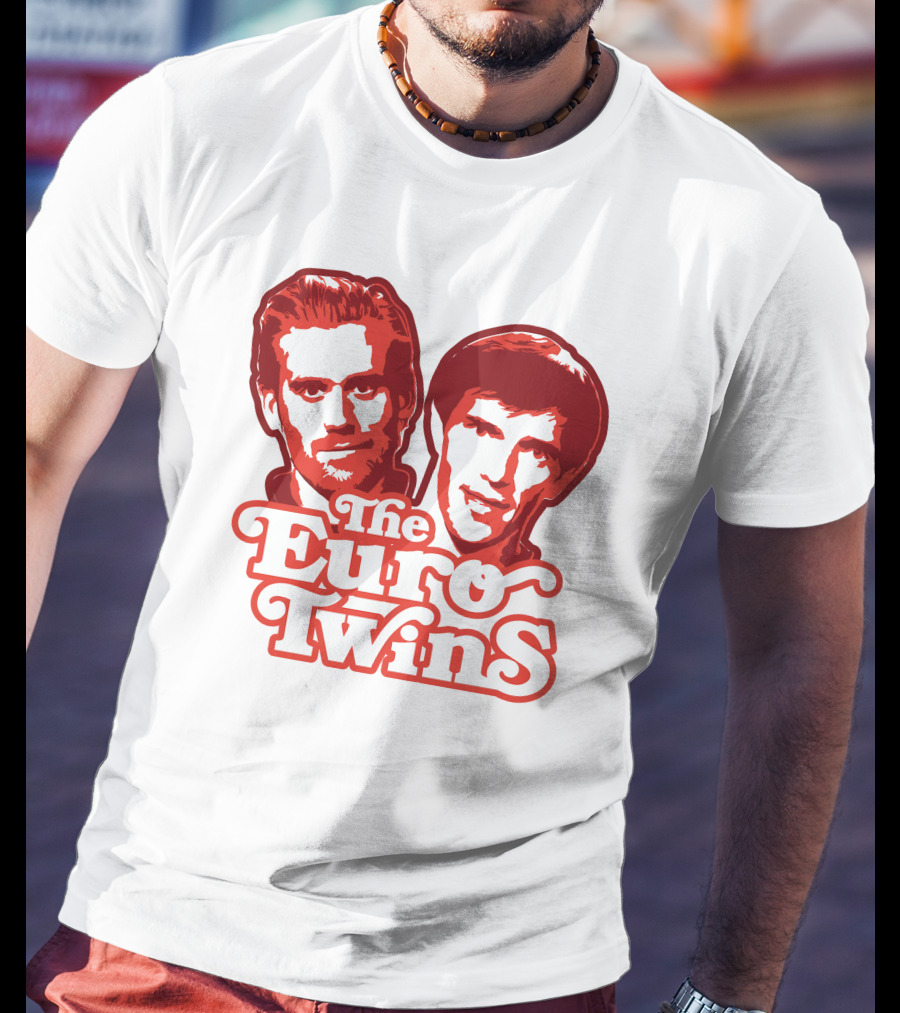 The Euro Twins Detroit Red Wings T-Shirt
