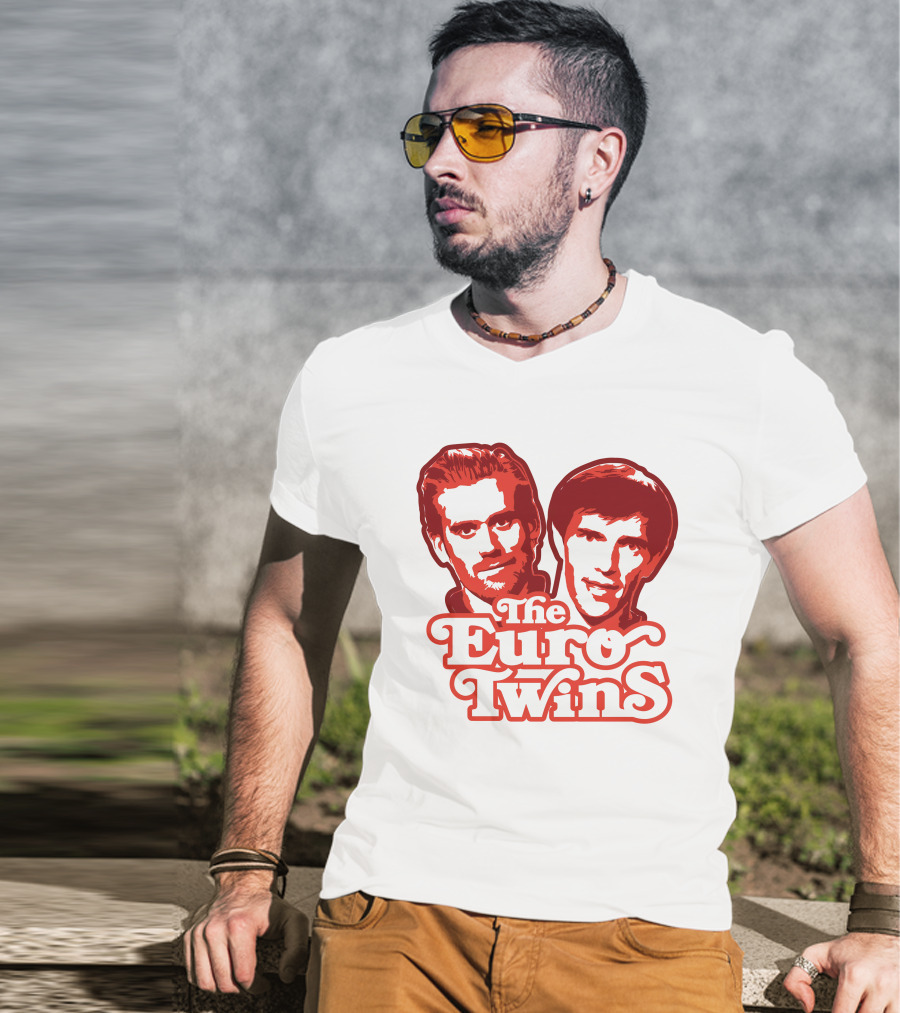 The Euro Twins Detroit Red Wings T-Shirt