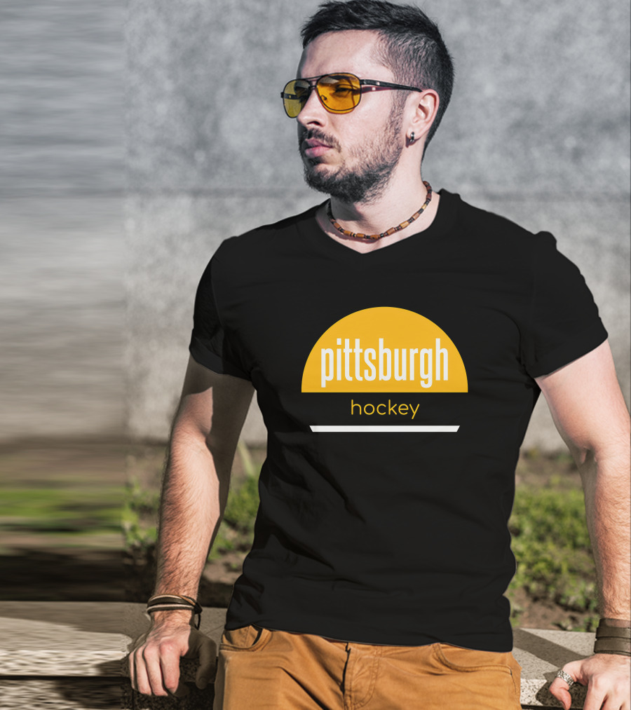 Pittsburgh Hockey Penguins 11 Vintage Circle T-Shirt