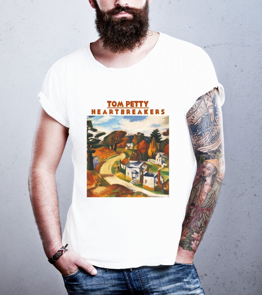 Tom Petty Heartbreakers Rustic Landscape Art T-Shirt