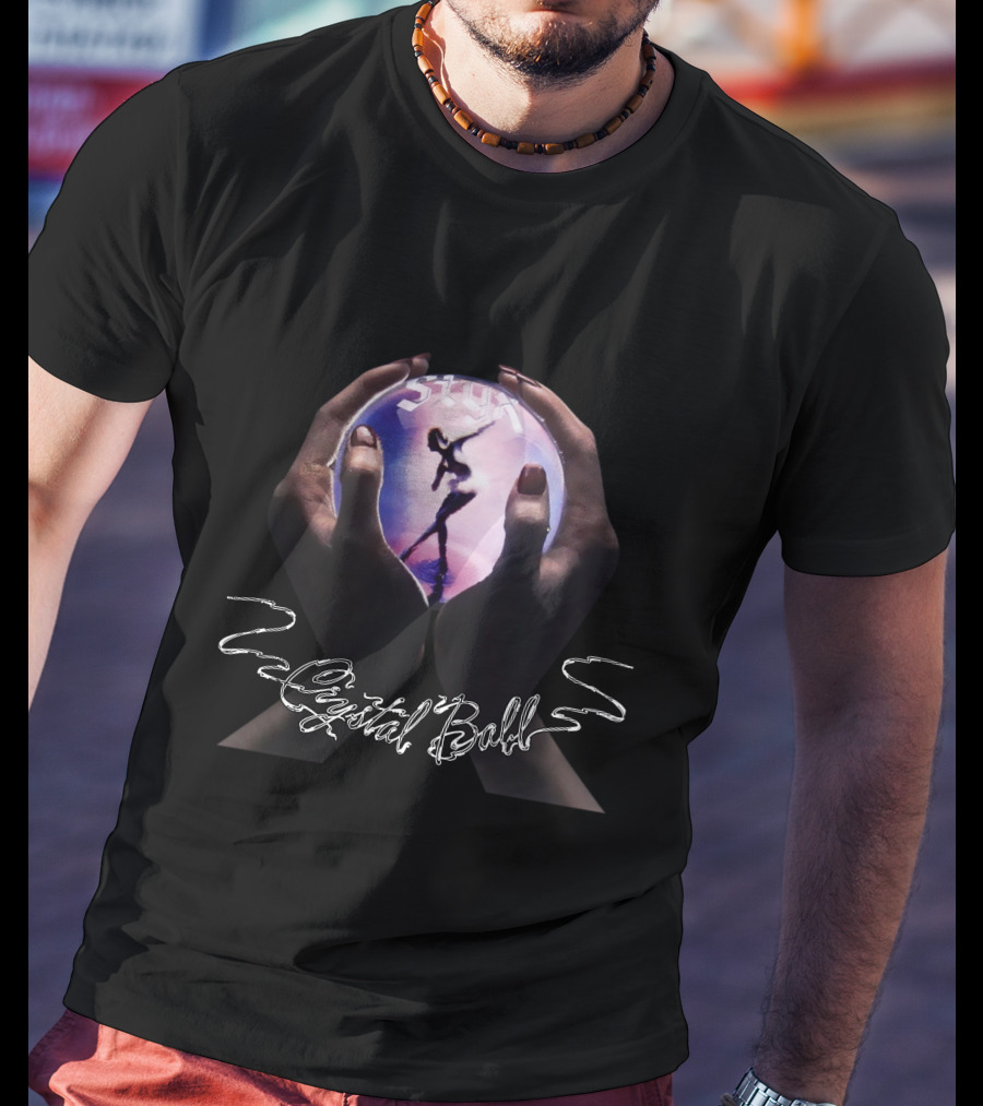 Styx Crystal Ball Silhouette Hands T-Shirt