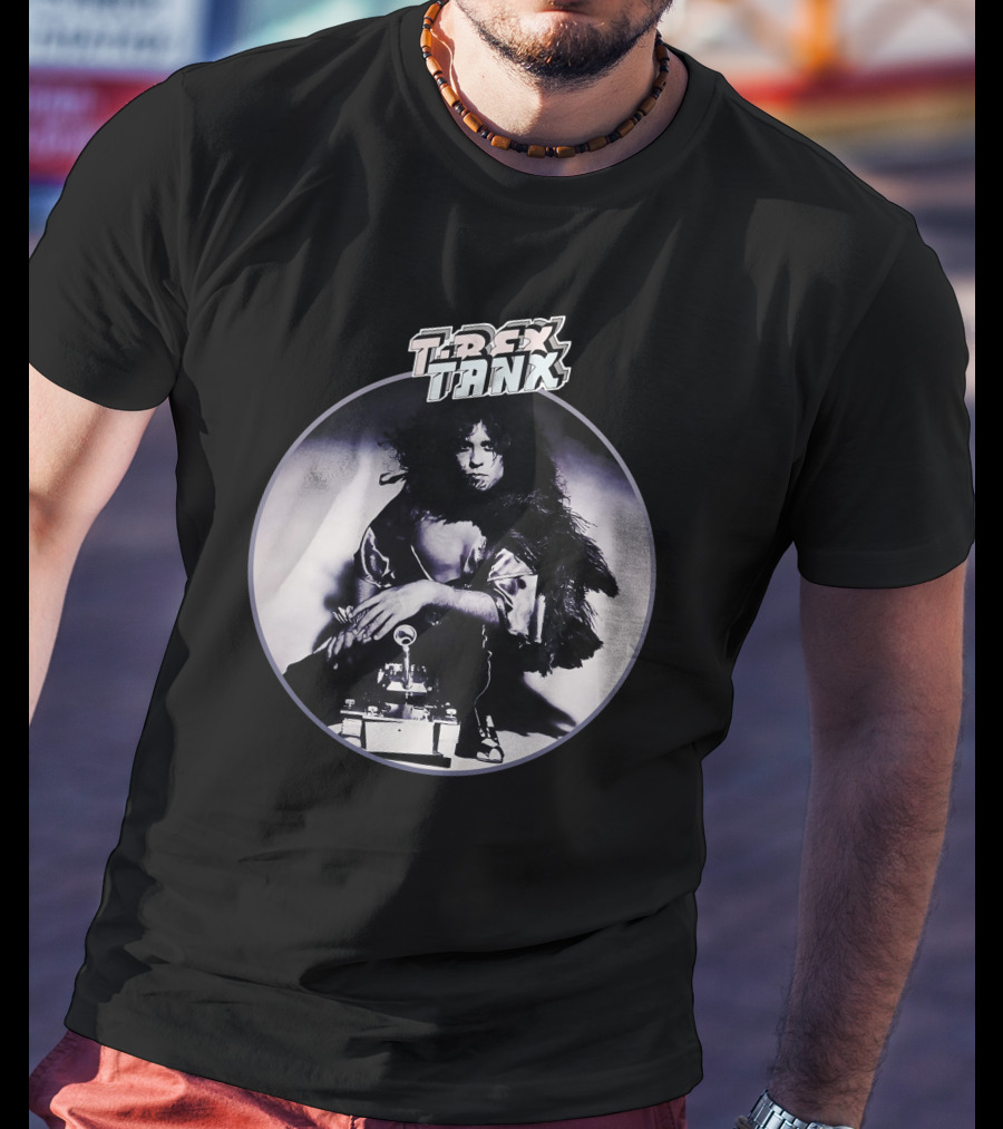 Trex Tanx Album Art Black And White Photo T-Shirt