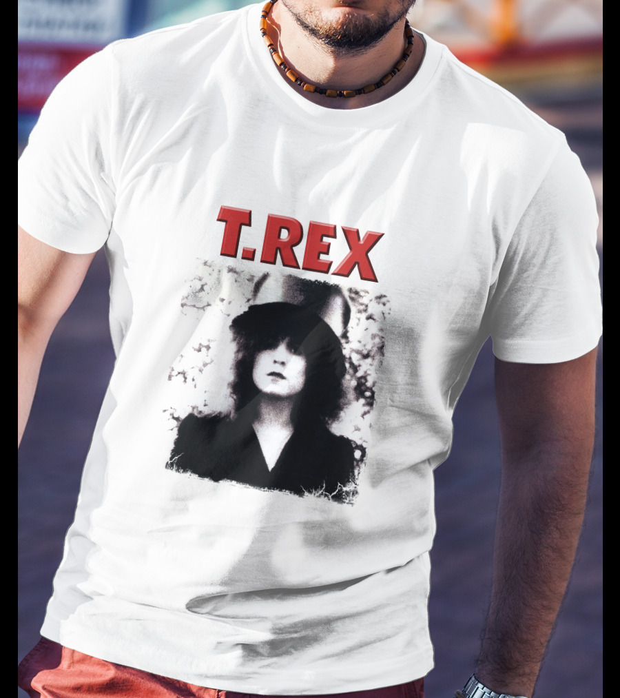 T. Rex Glam Rock Iconic Portrait With Hat T-Shirt