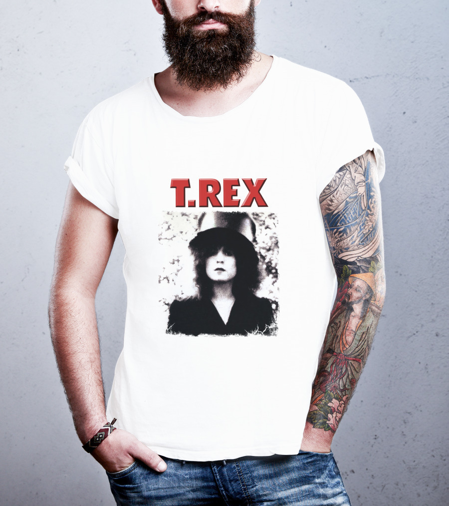 T. Rex Glam Rock Iconic Portrait With Hat T-Shirt