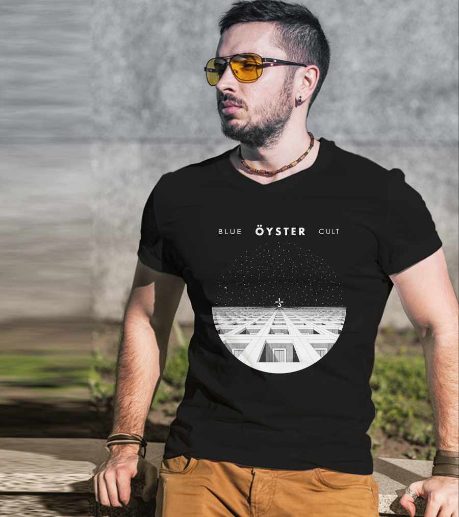 Blue Öyster Cult Geometric Space T-Shirt