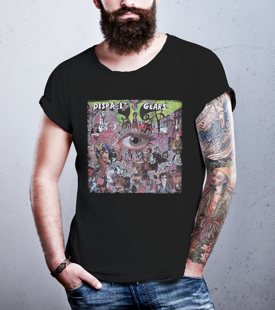 Disraeli Gears Album Collage Style Psychedelic Art T-Shirt