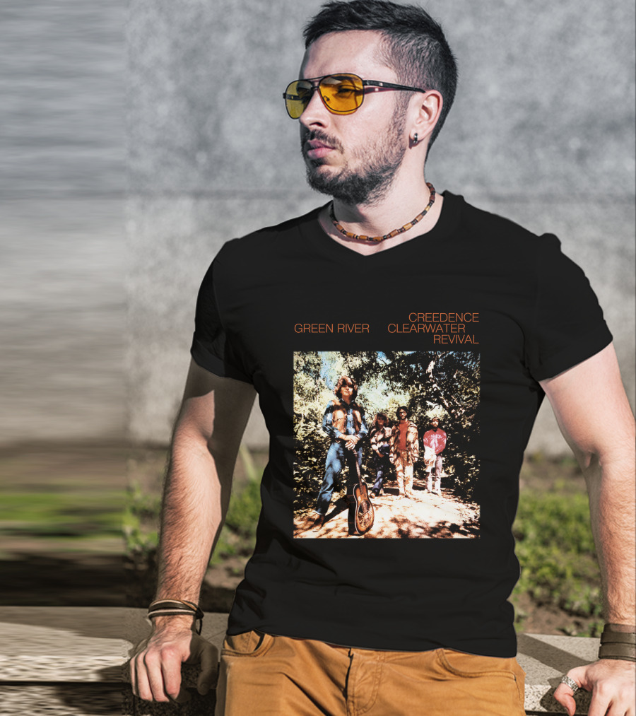 Green River Creedence Clearwater Revival Album Cover Photo T-Shirt